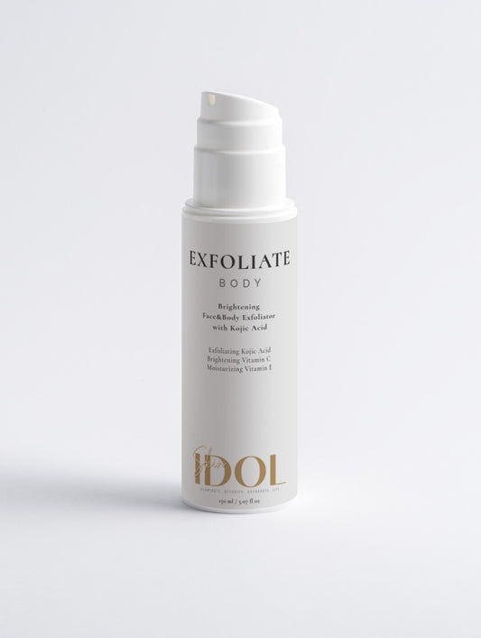 EXFOLIATE BODY - Brightening Face&Body Exfoliator with Kojic Acid